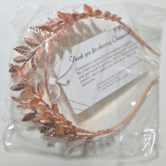 Chargances Wedding Tiara - Rose Gold - Picture 5 of 5